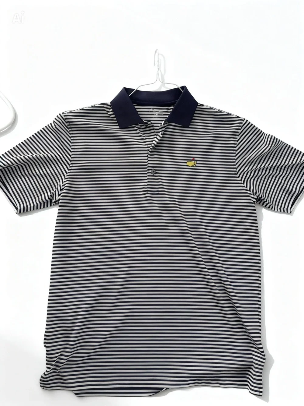 Masters Augusta National Navy Stripe Golf Polo